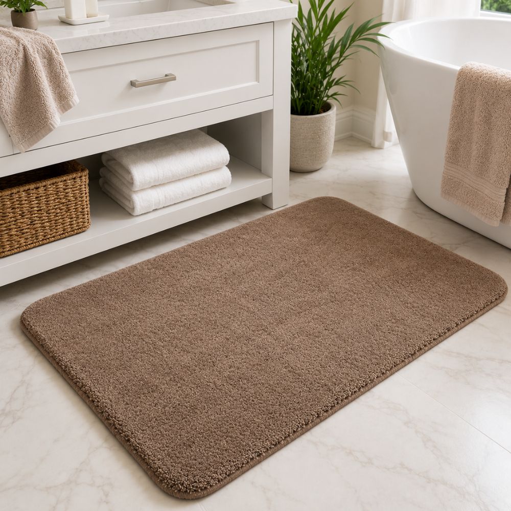 Covoras pentru baie SUPER SOFT, 40x60cm, maro